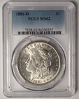 1881 O MORGAN Silver Dollar **PCGS MS62** FREE SHIPPING! G2070