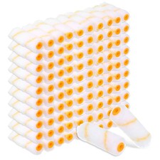 160 Pcs 4" Mini Paint Roller Cover Set for Painting Brush Home Repair Tools