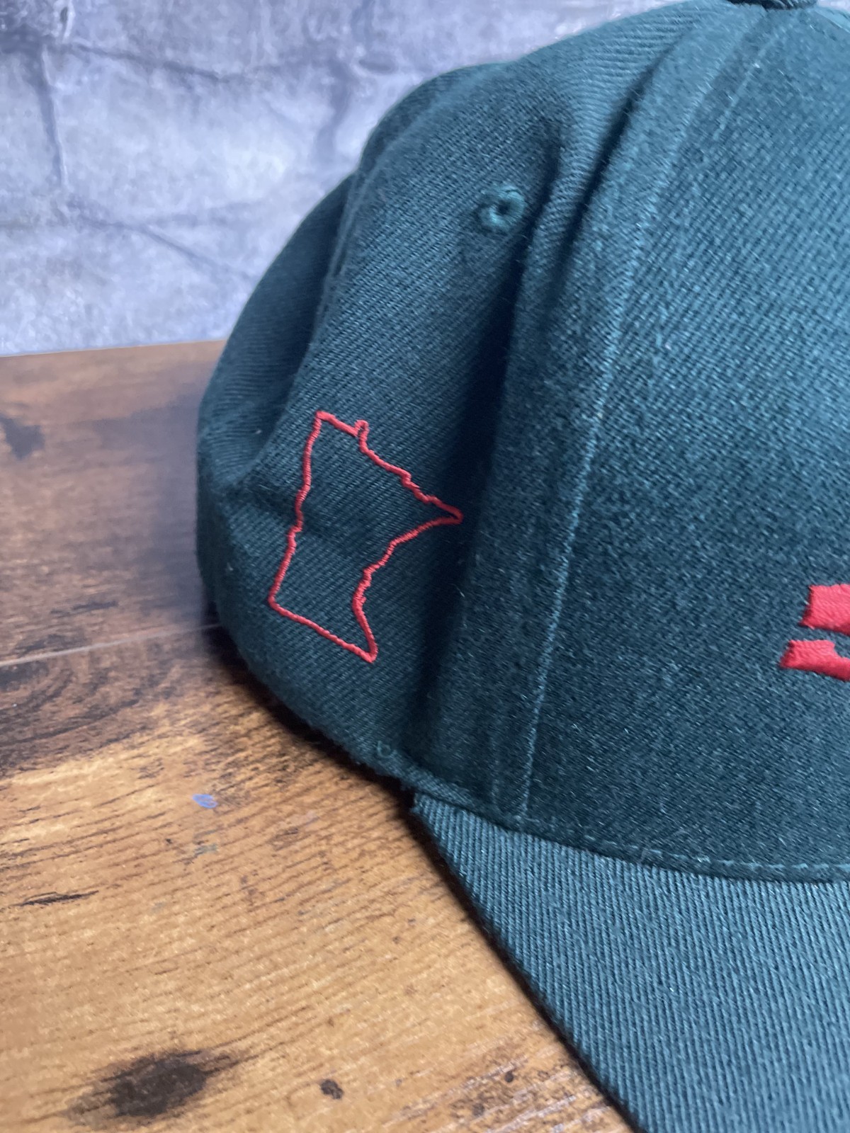 Surly Brewing Co Snapback Cap Hunter Green Adj Embroidered 6 Panel Classics