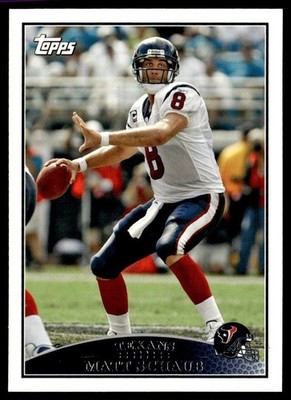 2009 Topps Matt Schaub Houston Texans #243