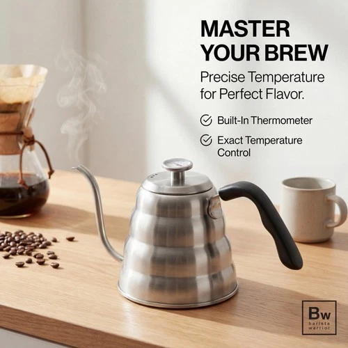 Barista Warrior Pour Over Coffee Kettle - Thumbnail 2