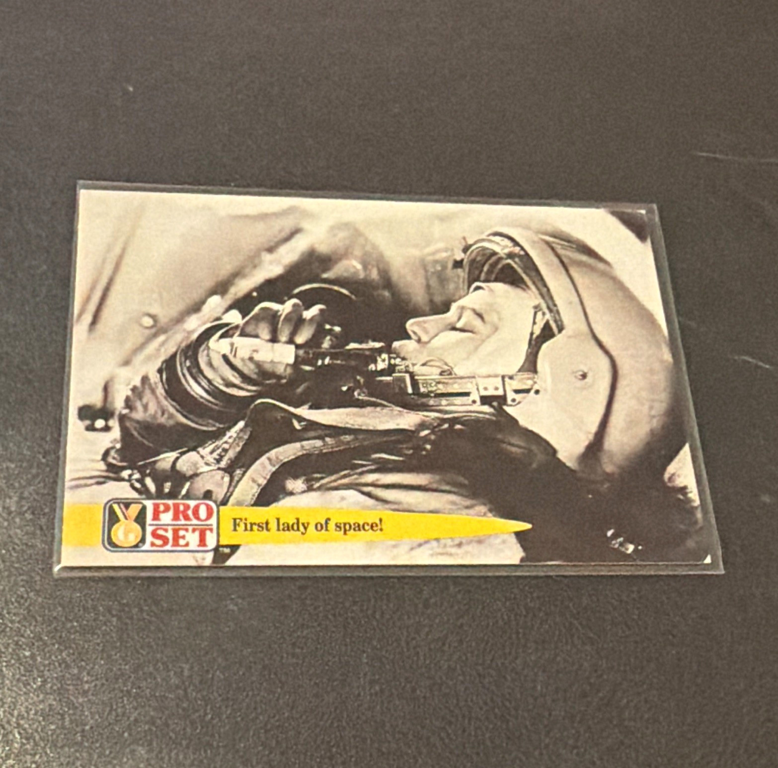 Pro Set 1992 Facts & Feats Space #43 "First lady of space!" Valentina Tereshkova