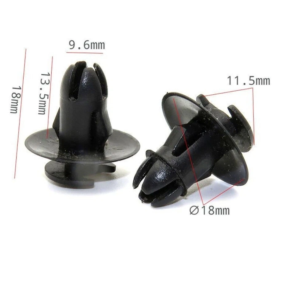 10 Pcs Car Door Panel Trim Retainer Fastener Clips for Mercedes-Benz - Imagem 3 de 4