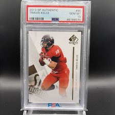 2013 SP Authentic - Travis Kelce #95 (RC) PSA10 Chiefs KC Taylor Swift Gem mint