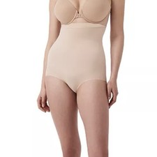 Spanx Higher Power Shaper Panties Style 2746 Soft Nude Size M