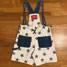 Salopette corta fuorilegge vintage stampa stella vernice donna taglia media