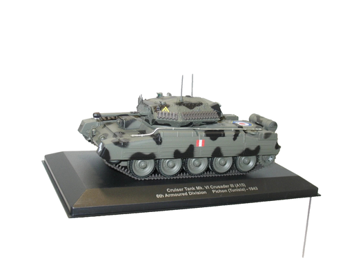 Eaglemoss MODÈLE WW2 CHAR BRITANNIQUE V1 CRUSADER111 (A15 6ème DIVISION BLINDÉE - Photo 1/6