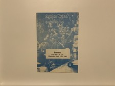Leyton Orient v Everton Official Programme – 12th September 1962