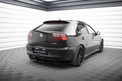 Heckansatz Diffusor passend für Seat Leon Mk1 CUPRA schwarz matt