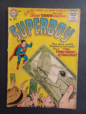 Superboy #51 - Curt Swan cover -  Lana Lang - Krypto - 1956 - GD/VG