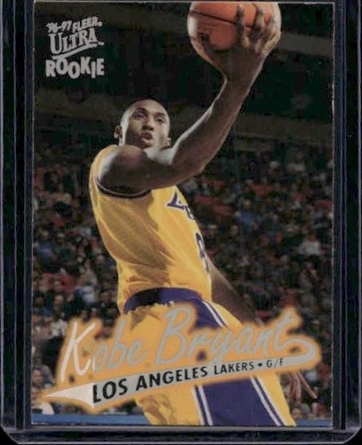 1996-97 Ultra #52 Kobe Bryant Rookie Card