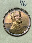 1932 (P) LINCOLN WHEAT CENT, nice "AU" condition #76