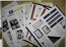 BUY 1-11 Lot of 6 CREATIVE MEMORIES Album Page INSTRUCTION Idea SHEETS Scrapbook