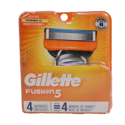 Gillette Fusion5 Men's 5-Blade Razor Refills - 4 Cartridges