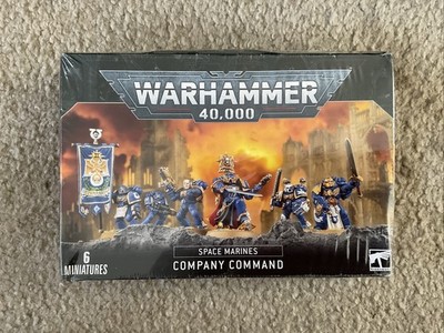 Warhammer 40k Space Marines Company Command NIB SEALED