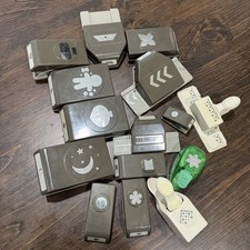Stampin Up Punch LOT PRE OWNED 15 PUNCHES Large And Small