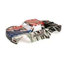 ARA411005 1/7 Painted Body, Silver/Red: MOJAVE 6S BLX