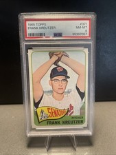 1965 Topps - Frank Kreutzer #371 PSA 8 NM MT Washington Senators