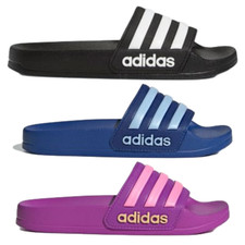 adidas Adilette Shower Kids Sliders Junior Boys Girls Pool Beach Slides