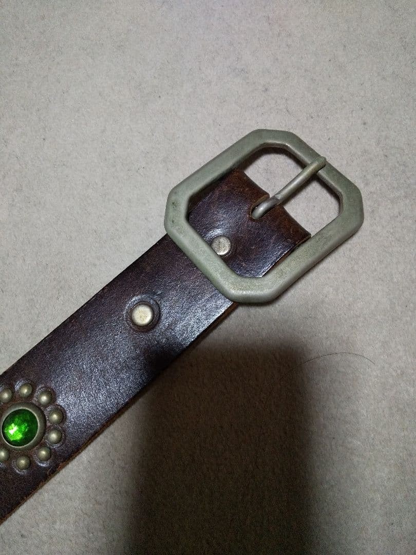Good HTC Flower Studded Leather 32 inches USA Stone belt | eBay
