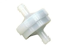 Round Filter Fuel For 1/4" Fuel Line Go Kart Mini Bike Lawn Mower ATVs UTVs
