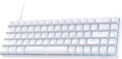 Dierya×TMKB T68se Gaming Mechanische Tastatur,60% Prozent Tastatur mit Brown