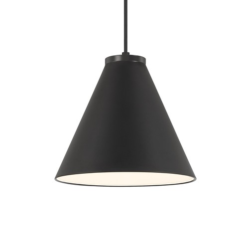 Minka Lavery Vantage Conical Pendant Coal-Coal