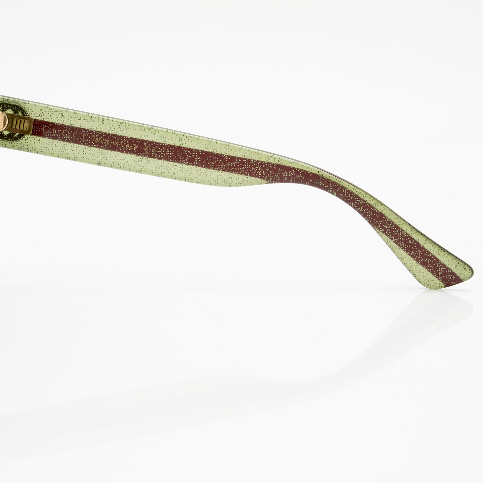 Gucci Glitter Web Interlocking G Round Sunglasses - image 4