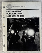 1984 THRU 1990 HARLEY DAVIDSON POLICE PARTS CATALOG 99545-90