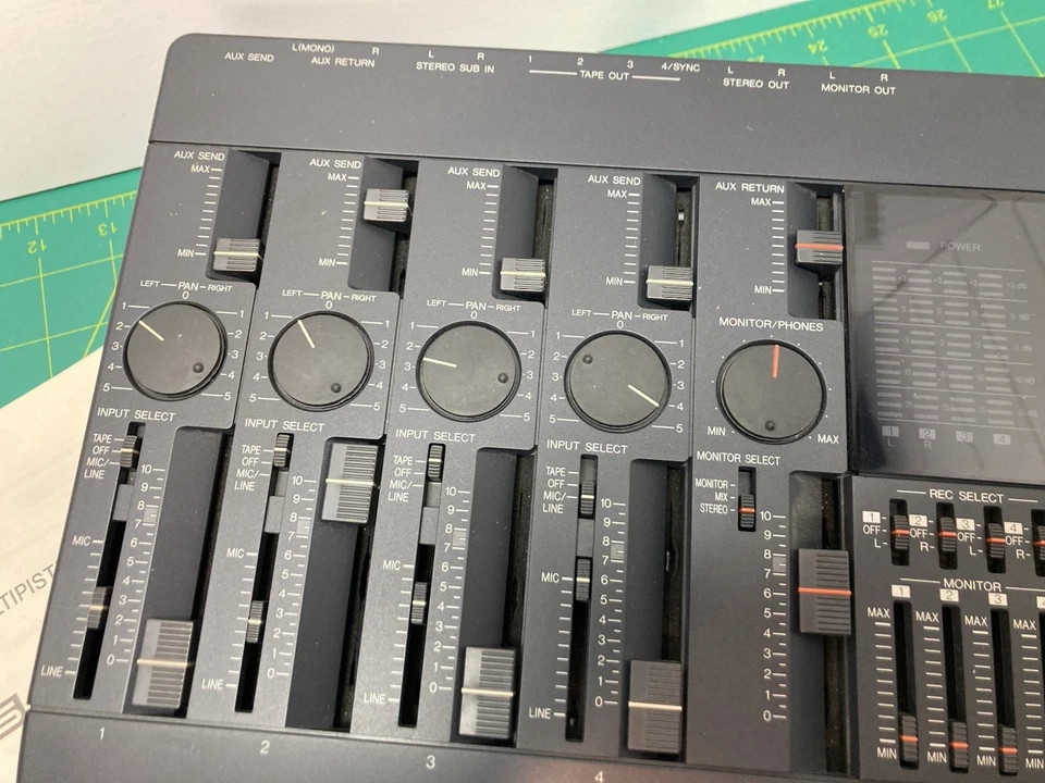 (Parts) Yamaha MT120 S Analog 4-Track Cassette Tape Multitrack Recorder No Cord - Image 4 of 4