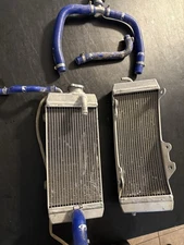 2011-2016 Kawasaki KX250F FPS RACING SUPERTRAPP Aluminum Radiator Pair FX Hoses