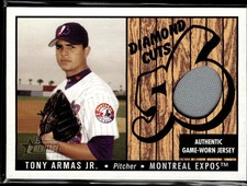 2003 Bowman Heritage Diamond Cuts Relics Tony Armas Jr. #DC-TA MEM Jersey