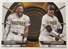 2025 Topps Baseball Dynamic Duos Card #DD-9 Tatis Jr./Machado San Diego Padres