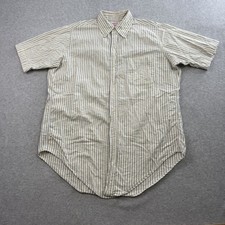 Vintage Brooks Brothers Makers Shirt Mens 15.5 OCBD Short Sleeve 6 Button