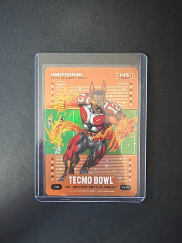Underdoug Doug Williams Tecmo Bowl Bo Jackson Battle Arena 145 Power Fire O58