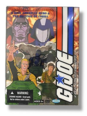 Blue Snake Eyes Figure GI Joe Dvd Box Set Miniseries Cobra Destro Arah Rhino