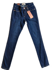 Denim 4 Us Women  s Blue High Rise Straight Leg Jeans Size 3 NWT