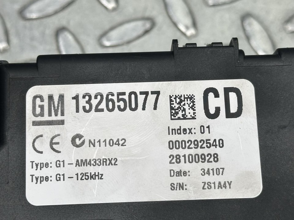 Cpu Modul Opel Corsa D 3-Türer 1. Serie Body Computer Benzin ECU Modul OE ...