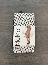 MeMoi Women&rsquo;s Black Maxi Net Tights Size Medium New