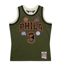 NEW MENS MITCHELL & NESS FLIGHT SWINGMAN JERSEY 76ERS 1996 ALLEN IVERSON SMALL