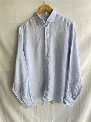 Camicissima Leinen Comfort Fit Geometrisches Hemd Größe 42
