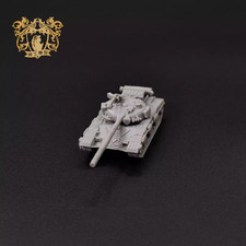 3D Printed 1/144 Soviet T-64A Medium Tank Uncolored Model