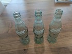 Three Coke bottles 8oz NO REFILL — photo 1