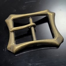 Solid brass vintage belt buckle suitable for 38mm belts