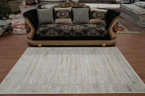 Distressed Nature Tones Modern Rug 5x7 for Contemporary Decor Turkish Carpet - Picture 3 of 13