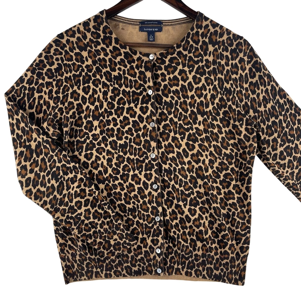 Animal Print Brown Cardigan Sweaters for Women for sale | eBay