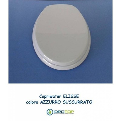 Copriwater Ideal Standard ELLISSE-ELLISSE PIU' AZZURRO SUSSURRATO Cerniera