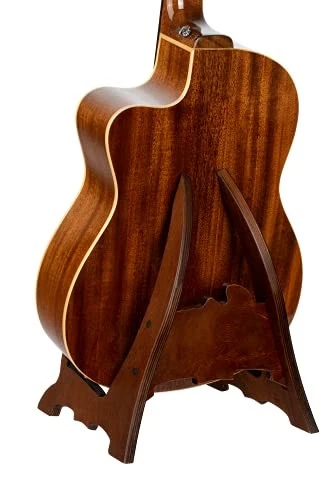 Wooden Acoustic Guitar Stand Made w/Birch Wood-Brown (OWGS-1) - Picture 4 of 7