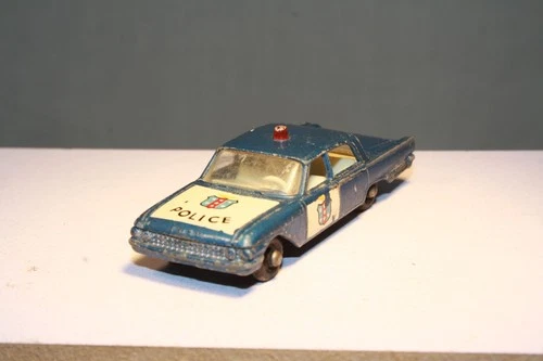 55B Ford Fairlane Police Car Lesney Matchbox Made in England