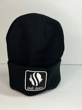 Skull Shaver Stocking Cap Black